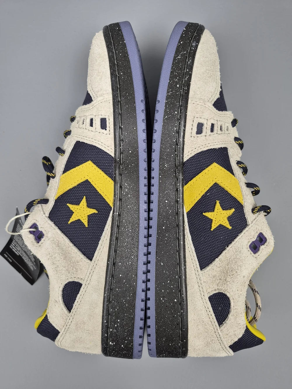 Converse AS-1 Pro by Alexis Sablone Navy/Yellow/Cream Speckled Men's 10.5 - Picture 3 of 10